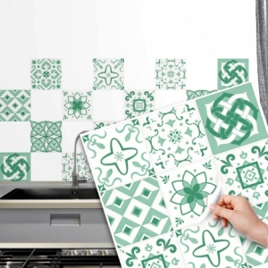 Vinilo Azulejos AZULEJOS VERDES